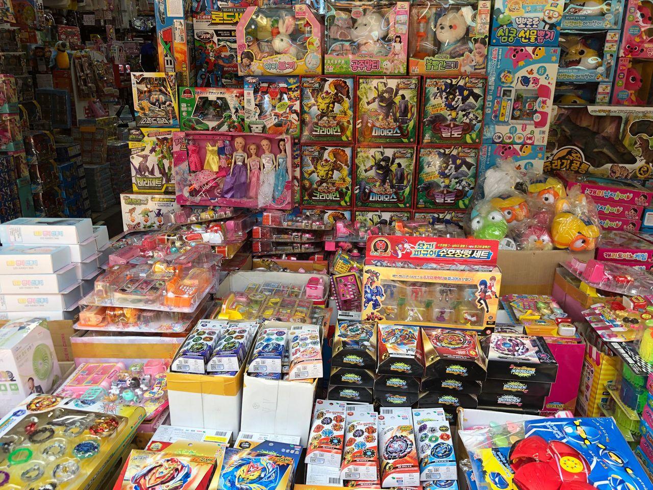 東大門玩具市場 昌信洞玩具市場 文具街 玩具街 昌信洞玩具街